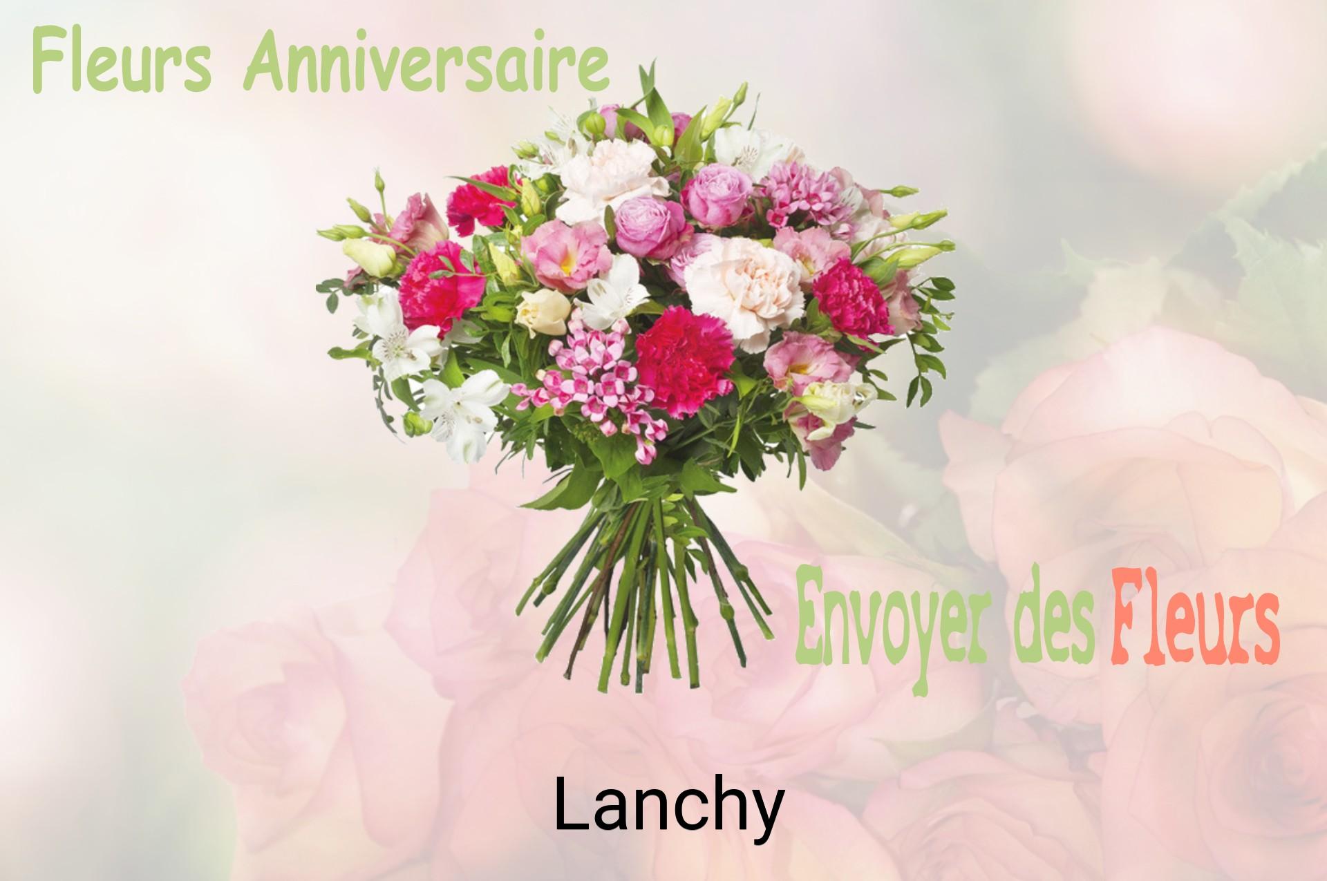 Bouquet de fleurs d’anniversaire livré à Lanchy